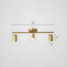 Simple Tubular Metal Ceiling Fixed Track Light White Image - 5