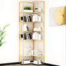 Simple Vertical Alloy Frame Etagere Display Bookshelf Image - 2
