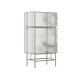 Simple Vertical Alloy Modern Rectangular Black Bookcase Image - 19