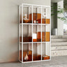 Simple Vertical Open Back 3-Shelf Medium Bookshelf Image - 3