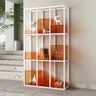 Simple Vertical Open Back 3-Shelf Medium Bookshelf Image - 4