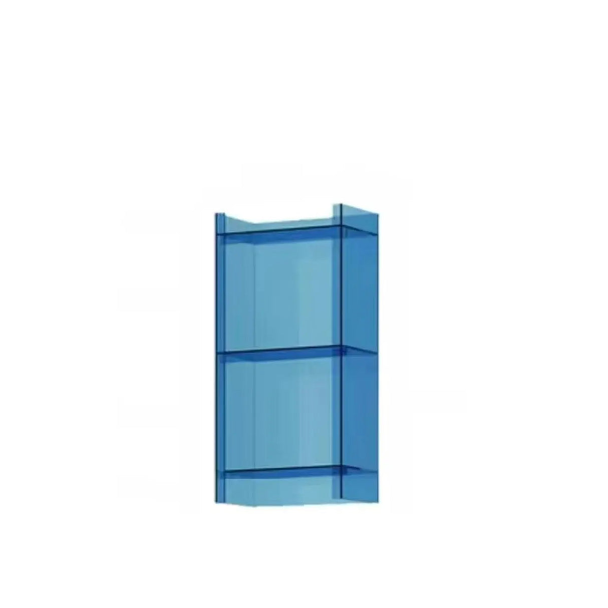 Simple Vertical Rectangular Narrow Storage Bookshelf Image - 10