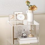 Simple Vertical Rectangular Narrow Storage Bookshelf Image - 11