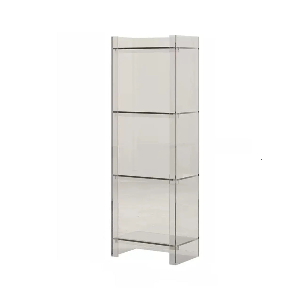 Simple Vertical Rectangular Narrow Storage Bookshelf Image - 15