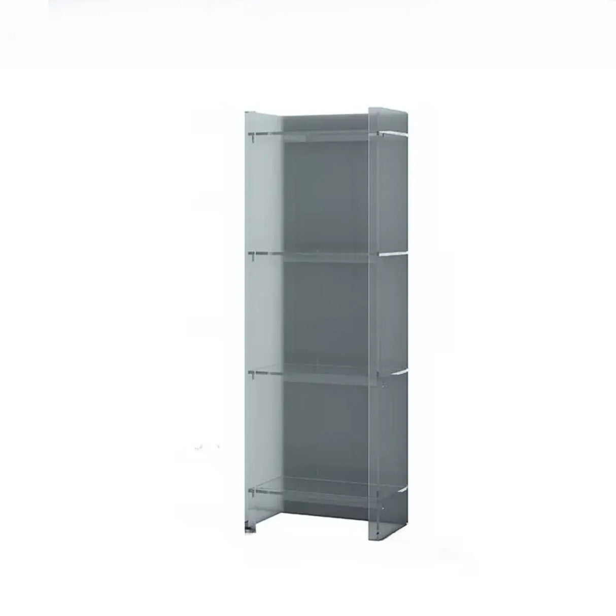 Simple Vertical Rectangular Narrow Storage Bookshelf Image - 16