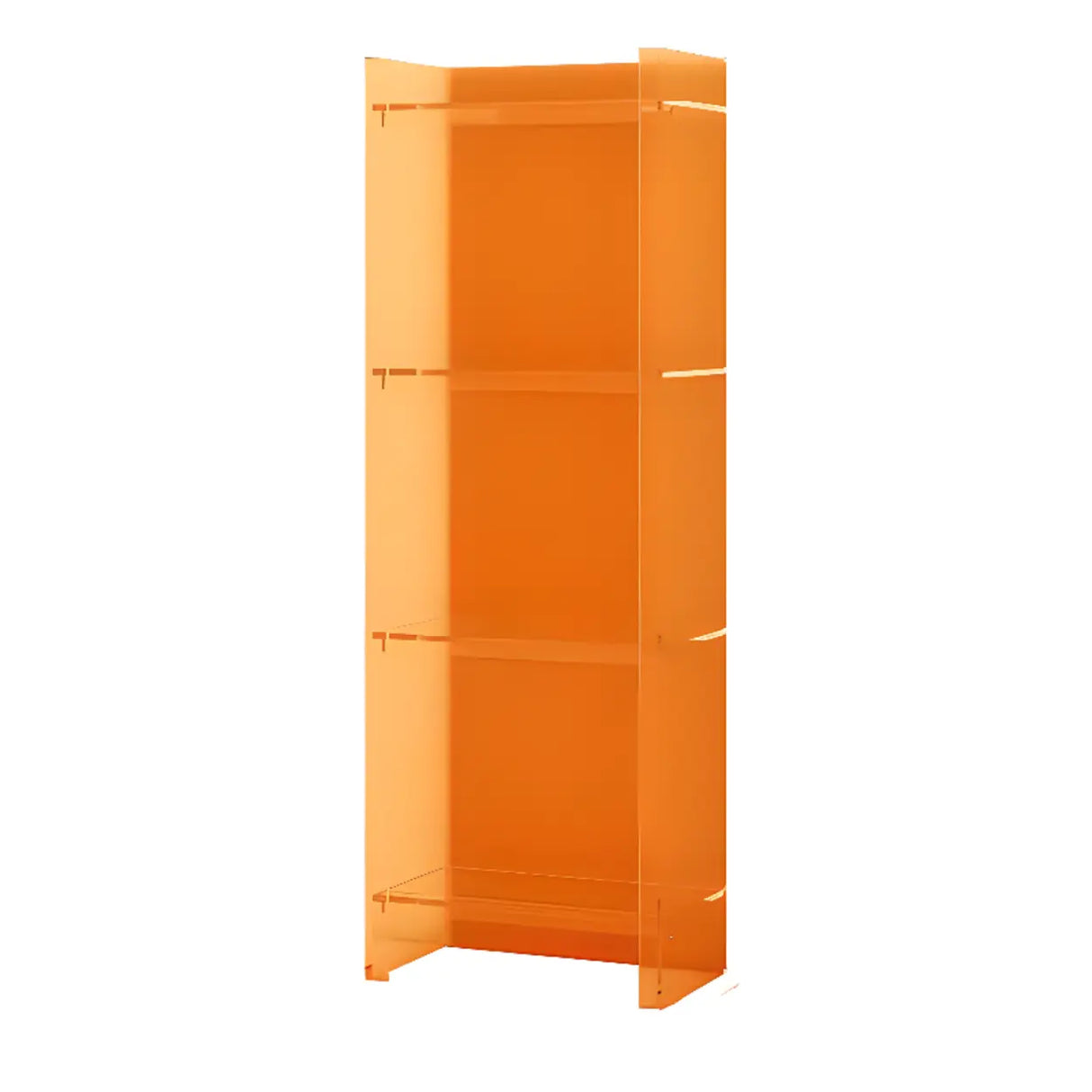 Simple Vertical Rectangular Narrow Storage Bookshelf Image - 17