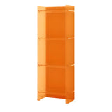 Simple Vertical Rectangular Narrow Storage Bookshelf Image - 17