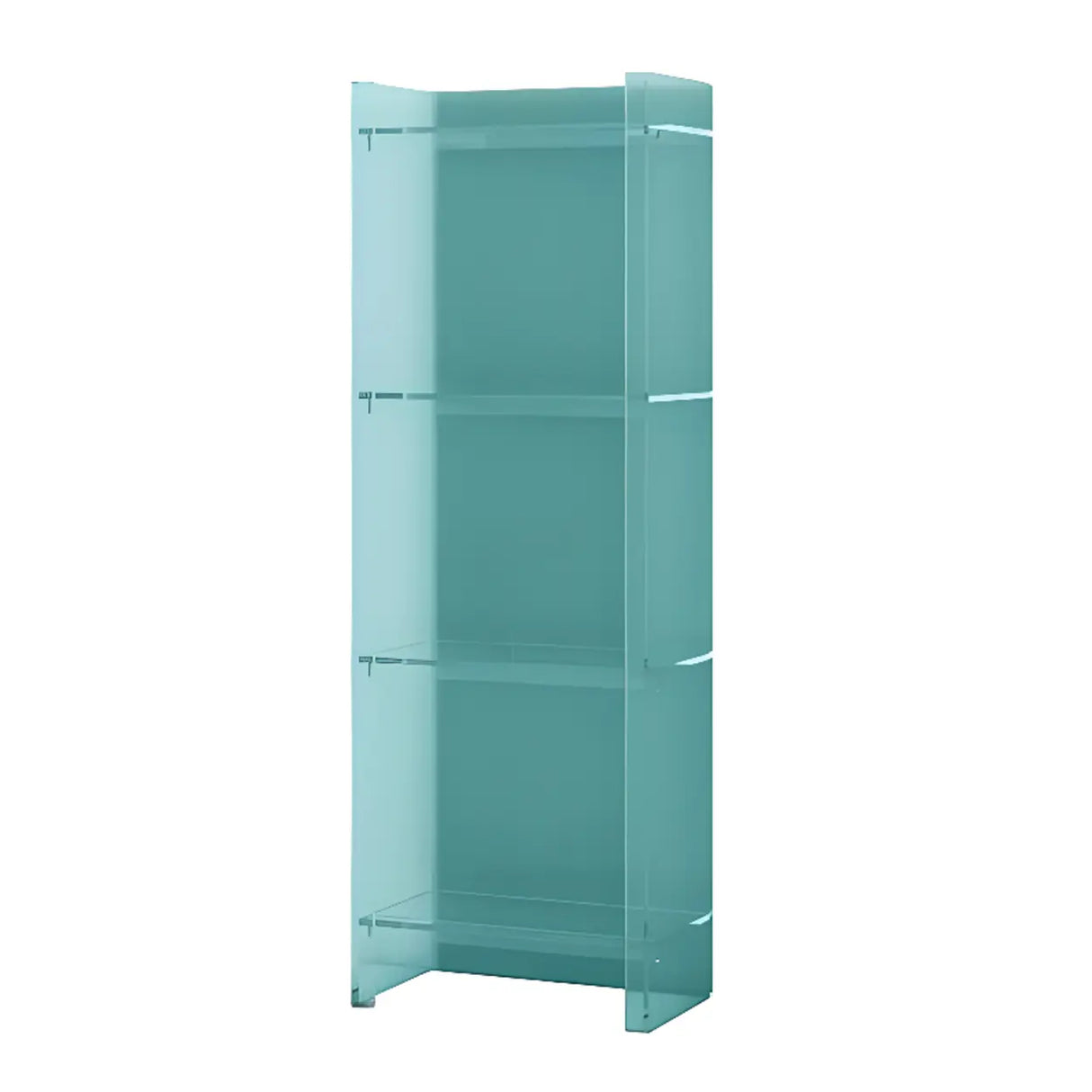 Simple Vertical Rectangular Narrow Storage Bookshelf Image - 19