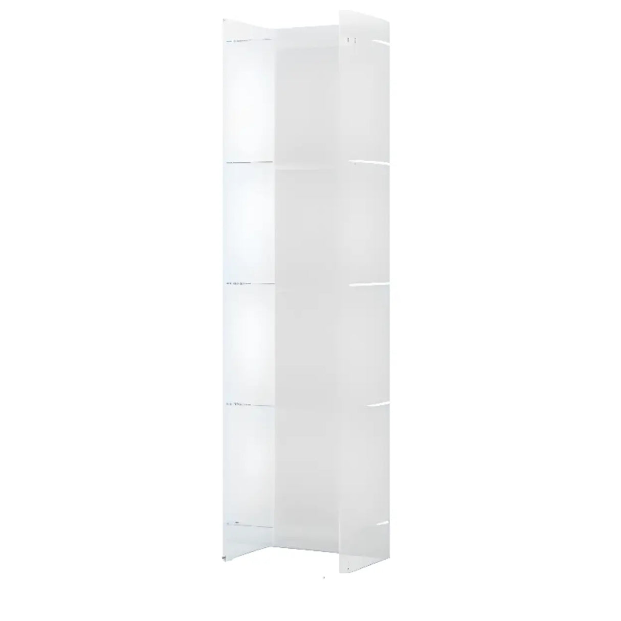 Simple Vertical Rectangular Narrow Storage Bookshelf Image - 20