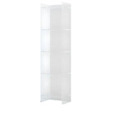 Simple Vertical Rectangular Narrow Storage Bookshelf Image - 20
