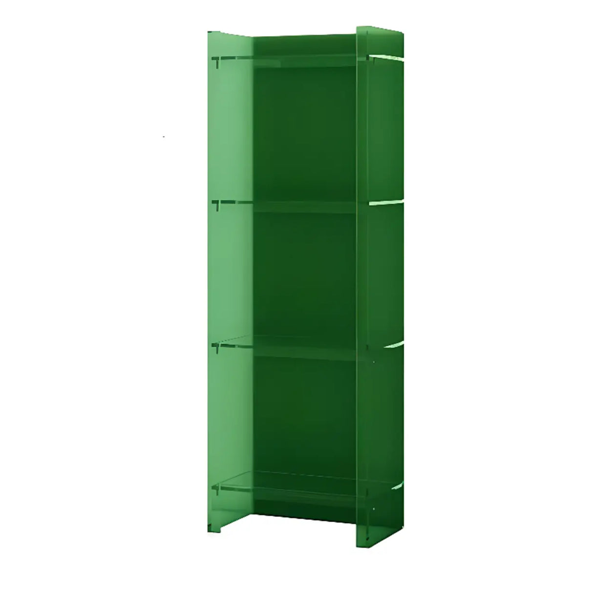 Simple Vertical Rectangular Narrow Storage Bookshelf Image - 21