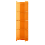 Simple Vertical Rectangular Narrow Storage Bookshelf Image - 22