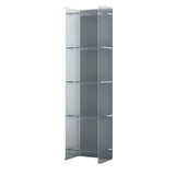 Simple Vertical Rectangular Narrow Storage Bookshelf Image - 23