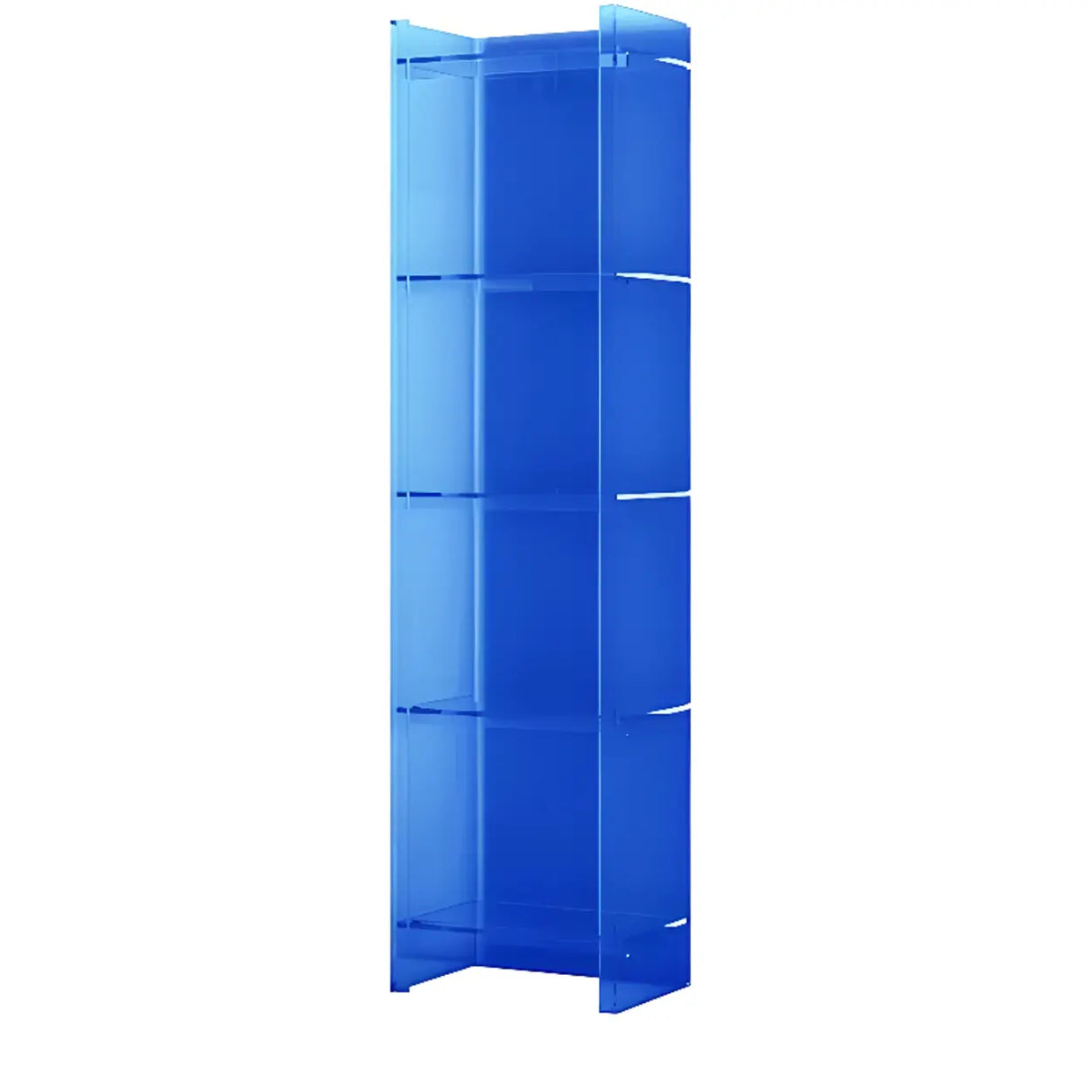 Simple Vertical Rectangular Narrow Storage Bookshelf Image - 24