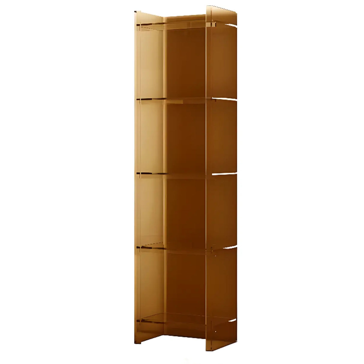 Simple Vertical Rectangular Narrow Storage Bookshelf Image - 25