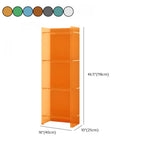 Simple Vertical Rectangular Narrow Storage Bookshelf Image - 31
