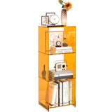 Simple Vertical Rectangular Narrow Storage Bookshelf Image - 5