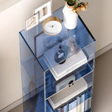 Simple Vertical Rectangular Narrow Storage Bookshelf Image - 8