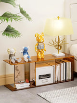 Simple Vertical Rectangular Narrow Storage Bookshelf Image - 9