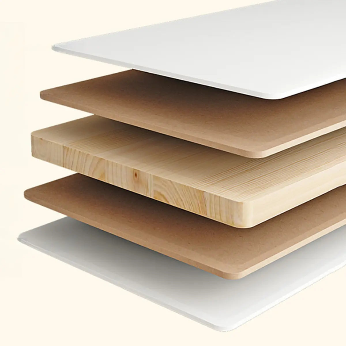 Simple Vertical White Wood Barrister Storage Bookcase Image - 8