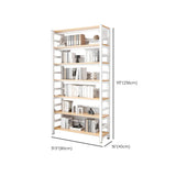 Simple White Alloy Frame Open Rectangular Bookshelf Image - 34