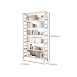 Simple White Alloy Frame Open Rectangular Bookshelf Image - 43