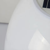 Simple White Globe Garden Stainless Steel Outdoor Lamp Image - 9
