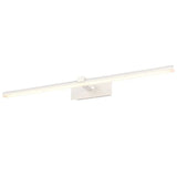 Simple White Rectangular LED Bathroom Vanity Light Image - 5