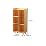 Simple Wood Color Horizontal Closed Medium Bookcase Image - 14