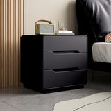 Simple Wood Narrow Length Kids Nightstand with Drawers Image - 13