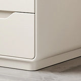 Simple Wood Narrow Length Kids Nightstand with Drawers Image - 14