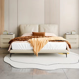 Simple Wood Narrow Length Kids Nightstand with Drawers Image - 1