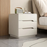 Simple Wood Narrow Length Kids Nightstand with Drawers Image - 5