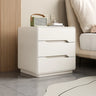 Simple Wood Narrow Length Kids Nightstand with Drawers Image - 7