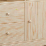 Simple Wooden Closed Back Narrow Display Bookcases Image - 5