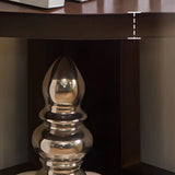 Simple Wooden Triangle Shelf Tower Open Corner Bookcase Image - 13