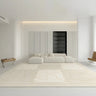 Simplicity Beige Polyester Rectangular Area Rug Image - 13