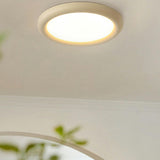 Simplicity Green Round LED Flush Mount Ceiling Light Image - 12