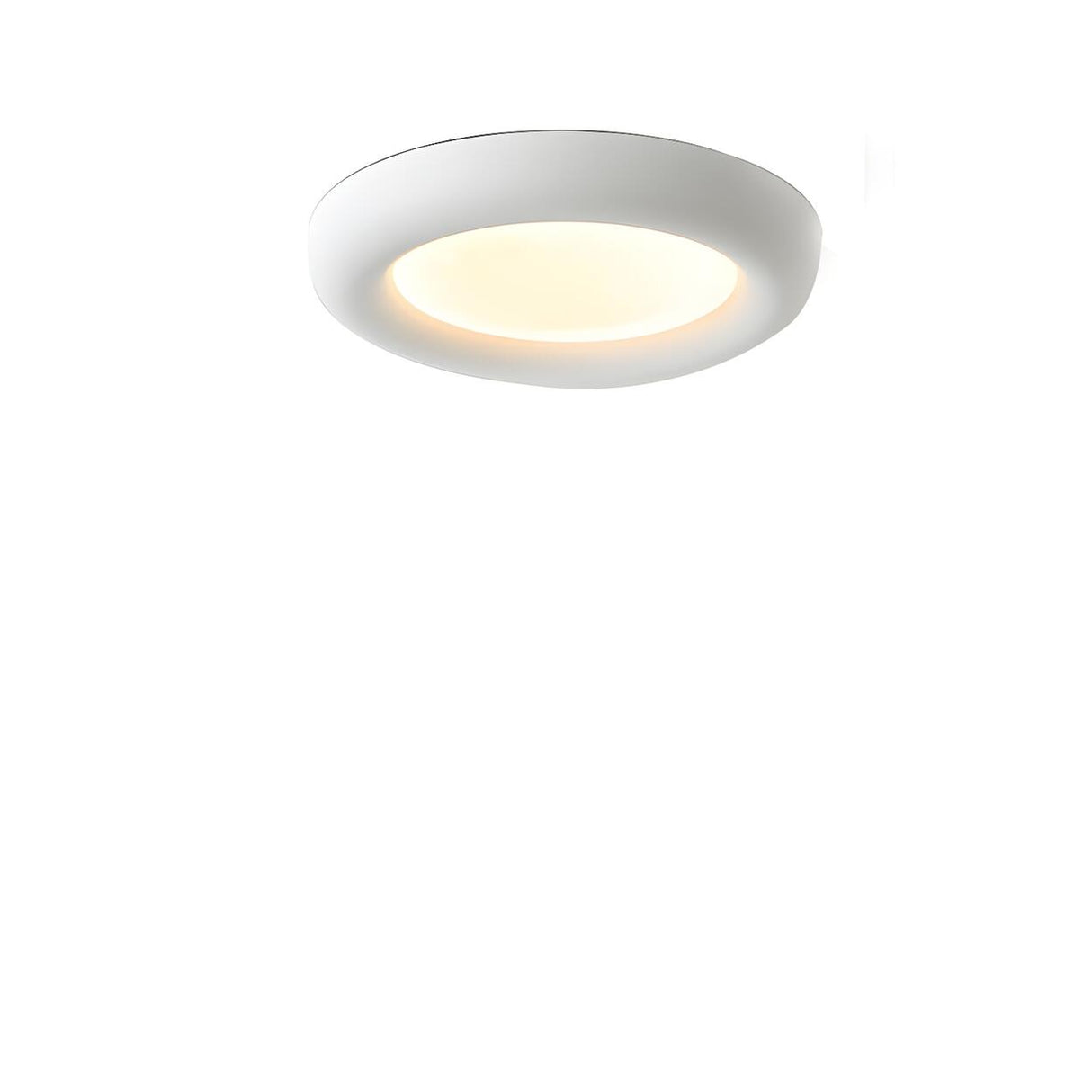 Simplicity Green Round LED Flush Mount Ceiling Light Image - 6