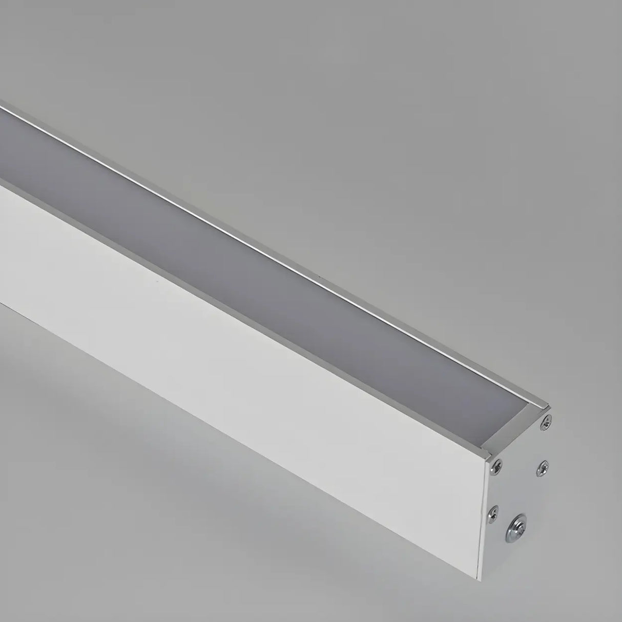 Simplicity White Linear Dimmable LED Flush Mount Light Image - 10