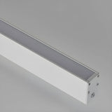 Simplicity White Linear Dimmable LED Flush Mount Light Image - 10