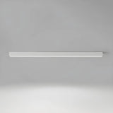 Simplicity White Linear Dimmable LED Flush Mount Light Image - 7