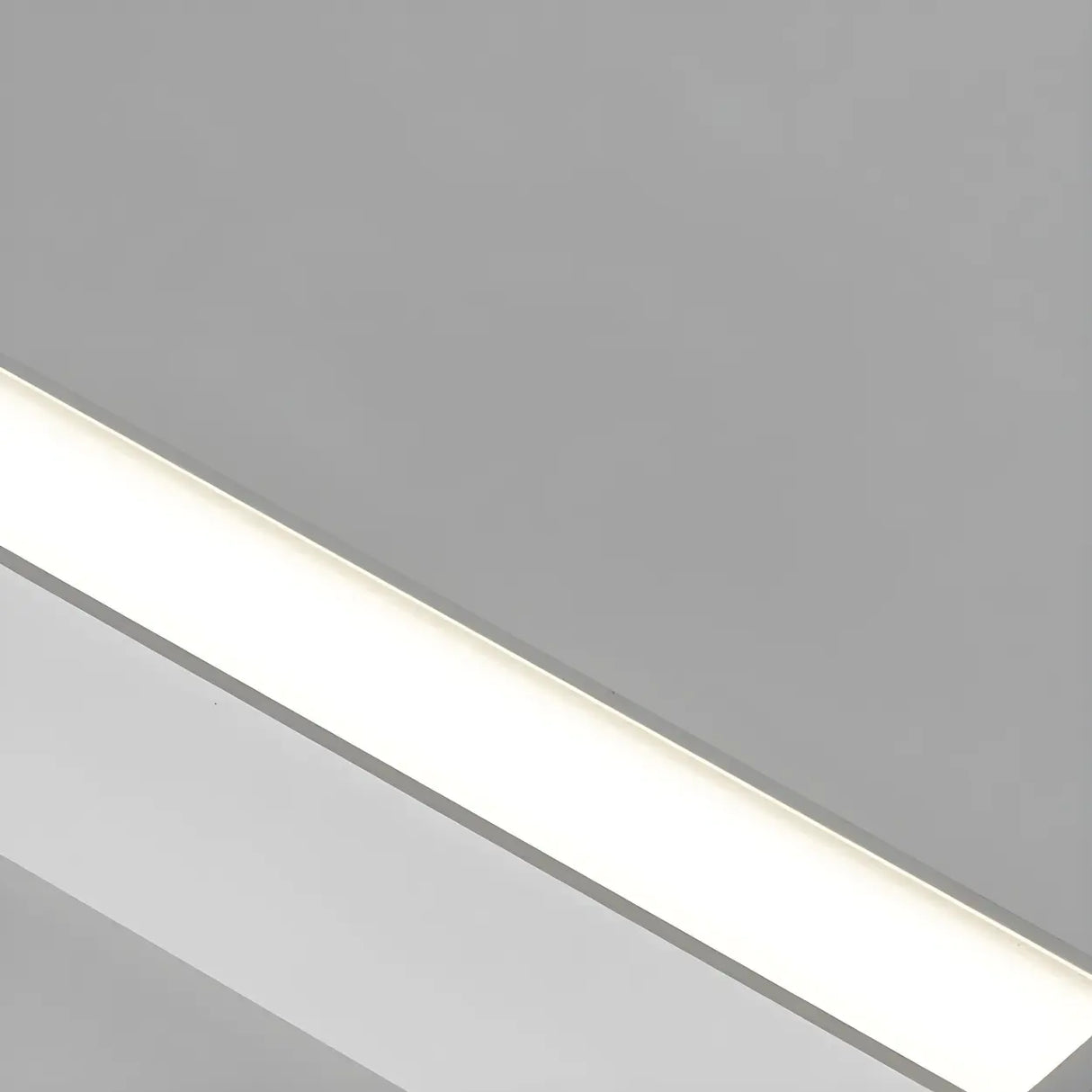 Simplicity White Linear Dimmable LED Flush Mount Light Image - 9