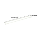 Simplistic Corridor White Strip LED Flush Mount Light Image - 14