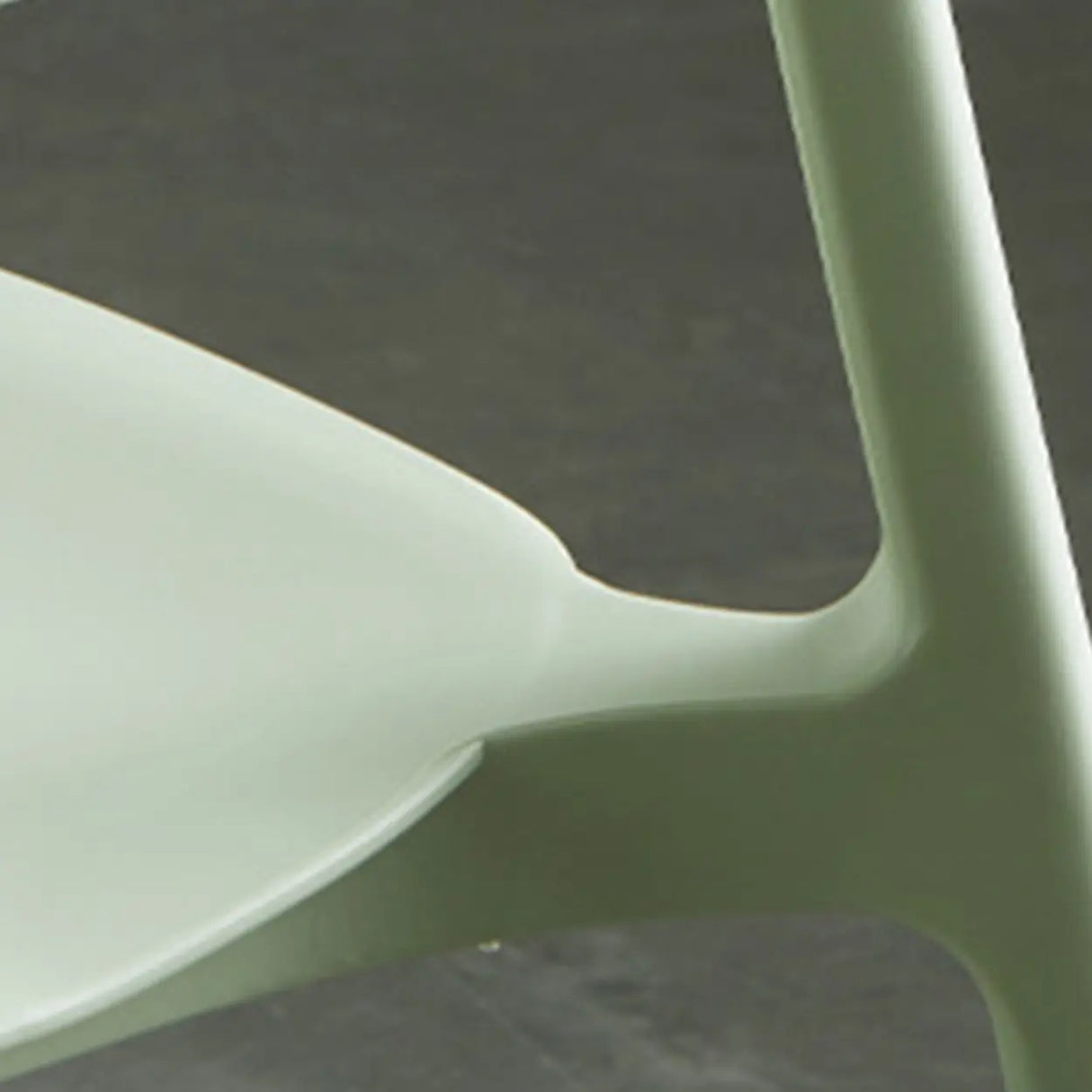 Simplistic Navy Plastic Stackable Low Back Office Chairs Image - 16