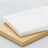 Simplistic Vertical Shelving Cabinet Oak White Bookcase Image - 10