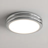 Simplistic Yellow Circular LED Flush Mount Ceiling Lamp Image - 6