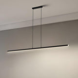 Sleek Adjustable Linear LED Island Pendant Light Image - 3