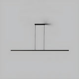 Sleek Adjustable Linear LED Island Pendant Light Image - 6