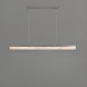 Sleek Black Linear LED Kitchen Island Pendant Light Image - 9